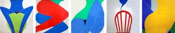 Dunes of Venus, Painting by Jeff Mistri, Gouache of Paper, 14 X 14 inches